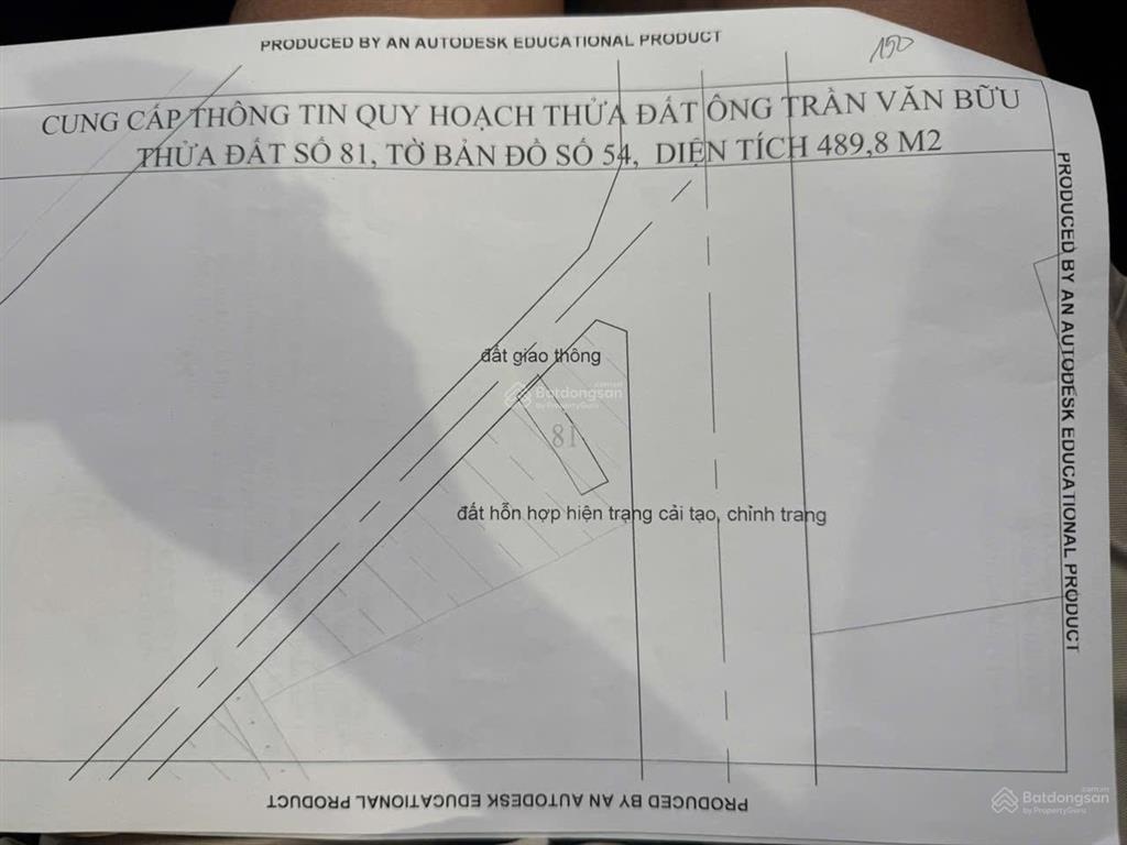 Bán 490m2 mt nguyễn văn cừ 200m2 thổ cư trung tâm an thới gần apec, sungroup, cảng biển
