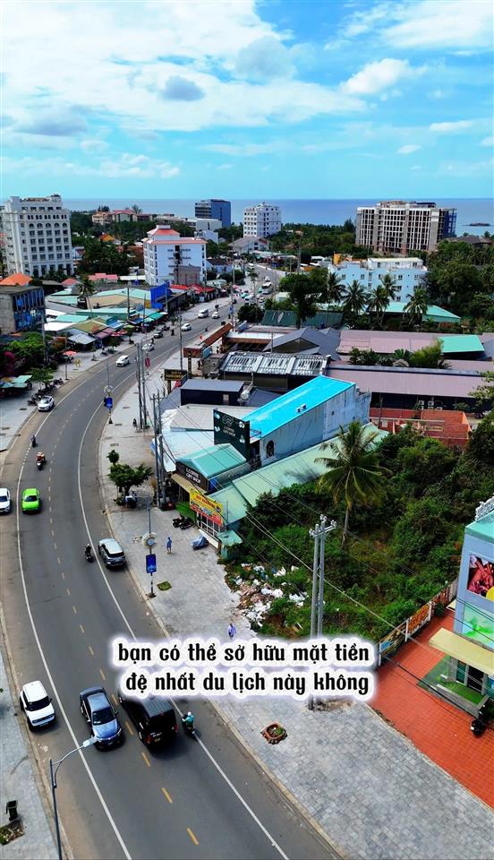 Bán 178m2 mặt tiền trần hưng đạo, phú quốc, ngang 6.8m, có dòng tiền hàng tháng, giá 18 tỷ