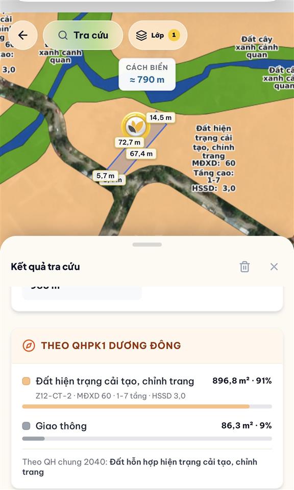 Bán 3000m2 lô góc trục chính hẻm cầu bà phong cửa lấp có 400m2 thổ cư, đã tách 3 sổ có bán lẻ