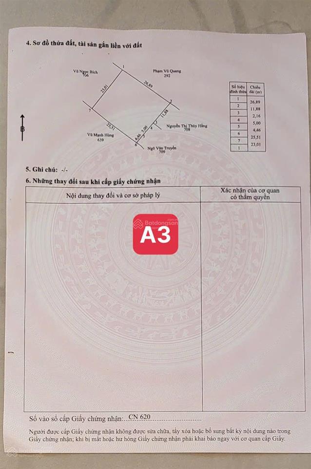 Bán 494m2 đất cửa lấp mt 26m qh đất ở, xây cao 5 tầng cách trần hưng đạo 200m giá 9 tỷ