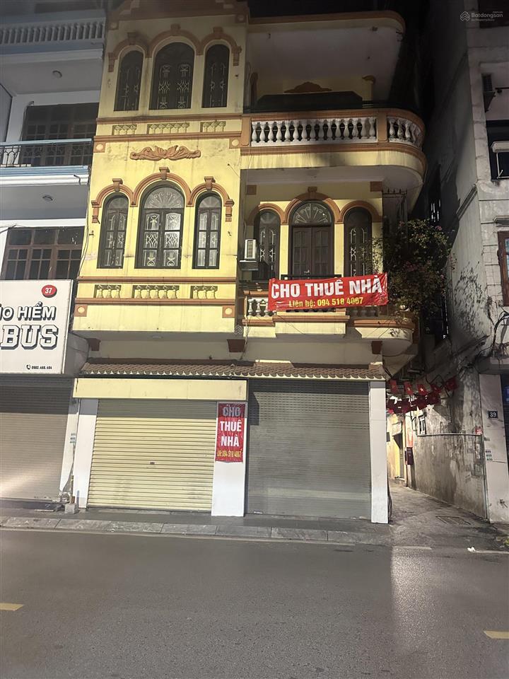 Cho thuê nhà mặt phố lê thanh nghị, hai bà trưng 40m x 2t, mt 4m làm salon, trà sữa, cửa hàng
