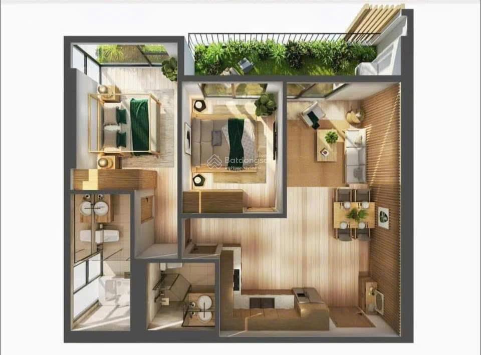 Cần bán căn 2ng  2vs (dt 77m2). toà sf2. nhà có bếp rèm. giá bán 6.3 tỷ bp. a/c  0964 109 ***