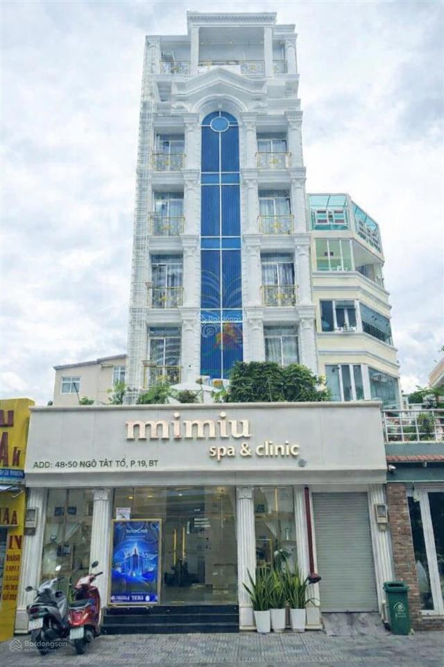 Siêu phẩm tòa nhà mặt tiền ngô tất tố, bình thạnh, dòng tiền thuê 1,8 tỷ/năm. dt 130m2. 8 tầng