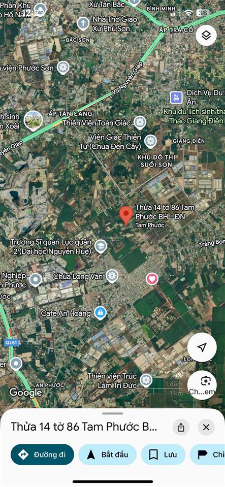 Bán đất chính chủ 106m2 tại tam phước  biên hoà  đồng nai