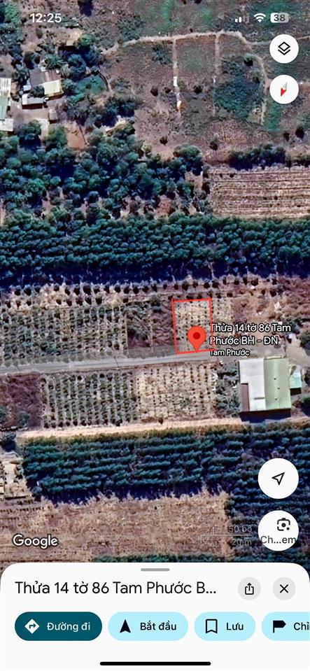 Bán đất chính chủ 106m2 tại tam phước  biên hoà  đồng nai