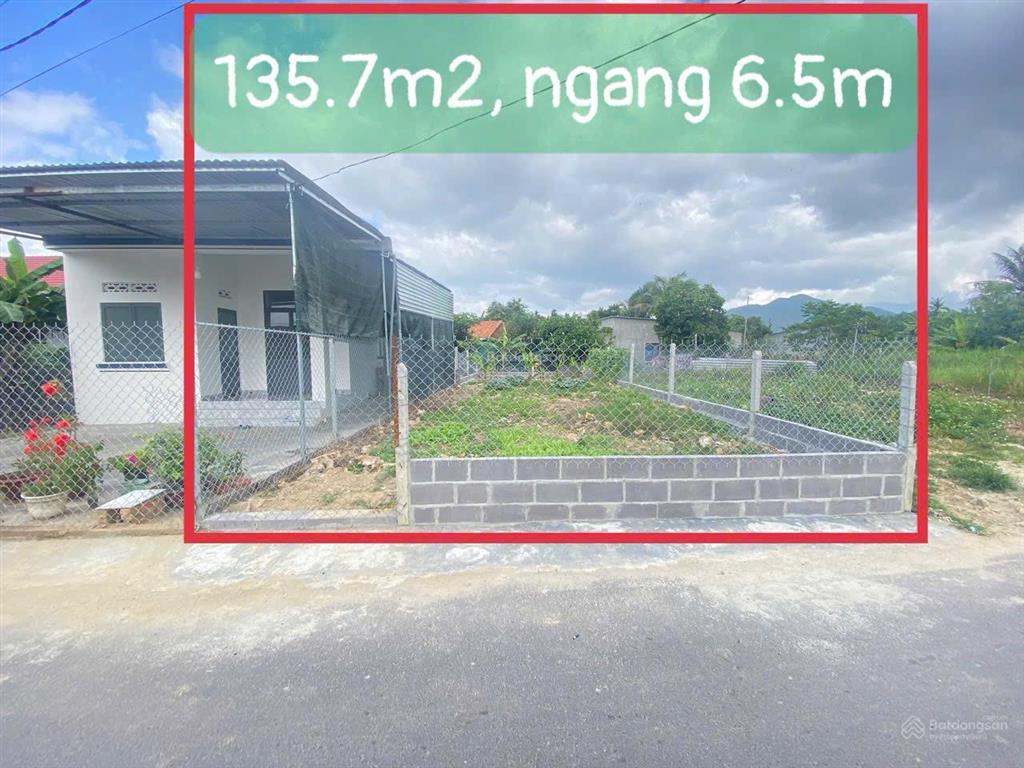 Bán đất (135.7m2, ngang 6.5m), mặt đường thành hồ 2, diên phước. giá 1.3 tỷ, gần tỉnh lộ 8 chỉ 400m