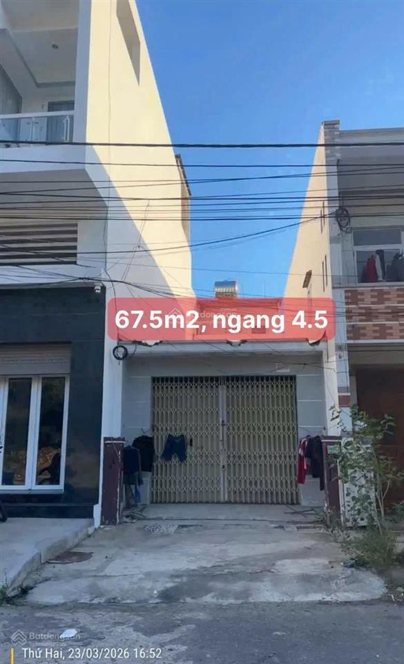 Bán nhà cấp 4 (67.5 m2, ngang 4.5 m) đường triệu quang phục, hòn xện, cách biển 800 m. giá 4.5 tỷ