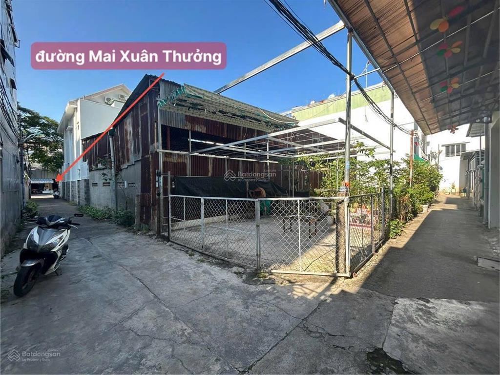 Bán đất (87 m2, ngang 5m) góc 2 mặt hẻm cách đường mai xuân thưởng chỉ 1 căn nhà. giá 5 tỷ