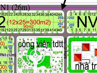 Bán đất nhà vườn góc 2 mặt tiền đường 26m & 16m dự án hud nhơn trạch, giá chỉ 18.5tr/m2