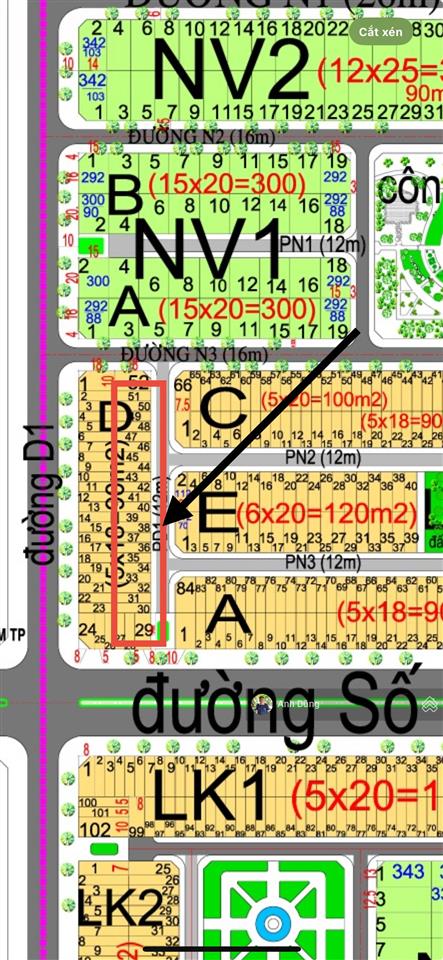 Bán đất hud nhơn trạch nhóm 1 (lo1) sau lê hồng phong giá tốt