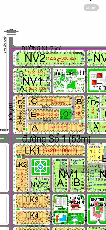Bán đất hud nhơn trạch nhóm 1 (lo1) sau lê hồng phong giá tốt