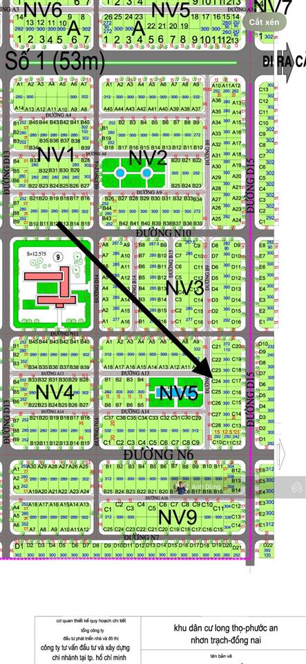 Bán nhà vườn hud nhơn trạch nhóm 3 300m2 đối diện công viên đường 12m giá 13 triệu/m2