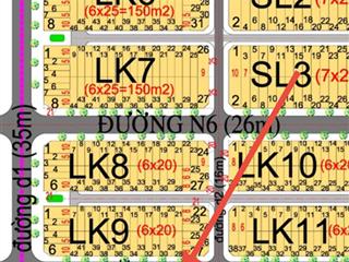 Bán đất liền kề nhóm 4 nhơn trạch 123m đường 16m thông dài giá chỉ 1,85 tỷ (1 cặp cực hiếm)