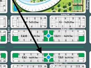 Bán nhà thô liền kề hud 9 lk2 lô 23 trục lê hồng phong 53m, giá 5,9 tỷ kinh doanh ngay