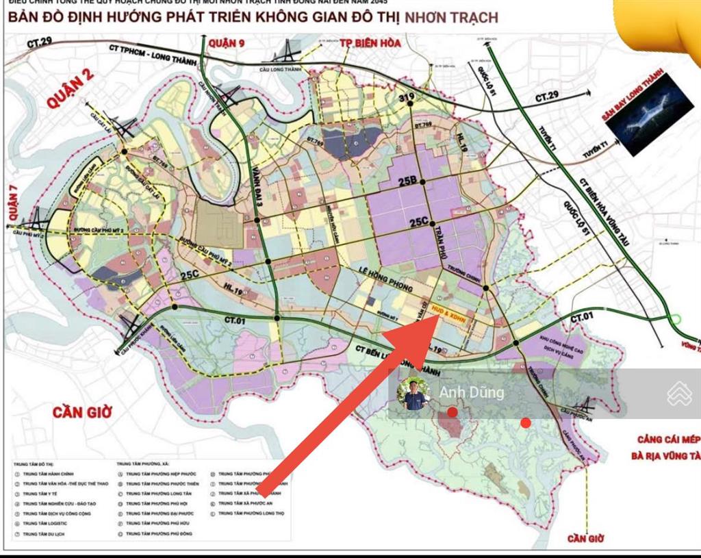 Bán nhà thô hud 9 nhơn trạch 136,5m đối diện công viên giá 3,4 tỷ