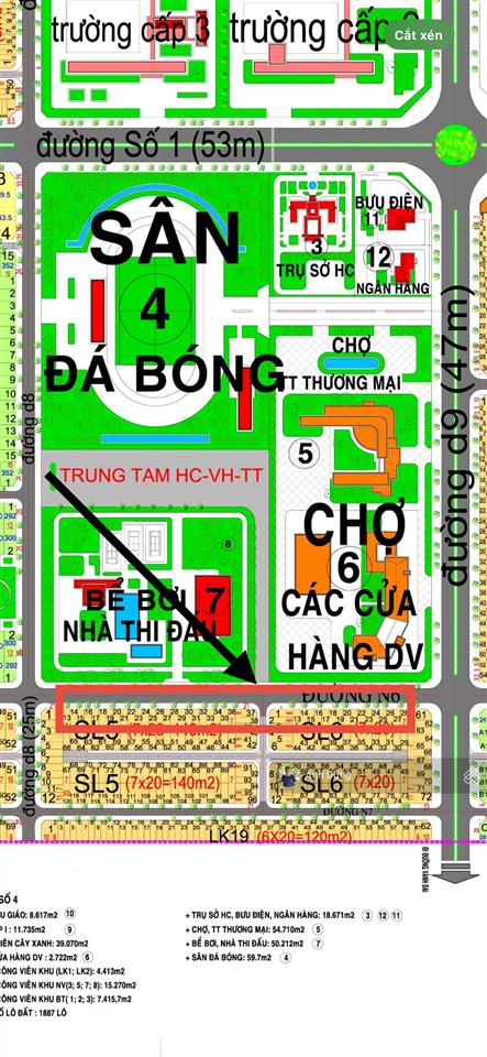 Bán đất biệt thự song lập đường 26m đối diện tiện ích trung tâm dự án hud nhơn trạch