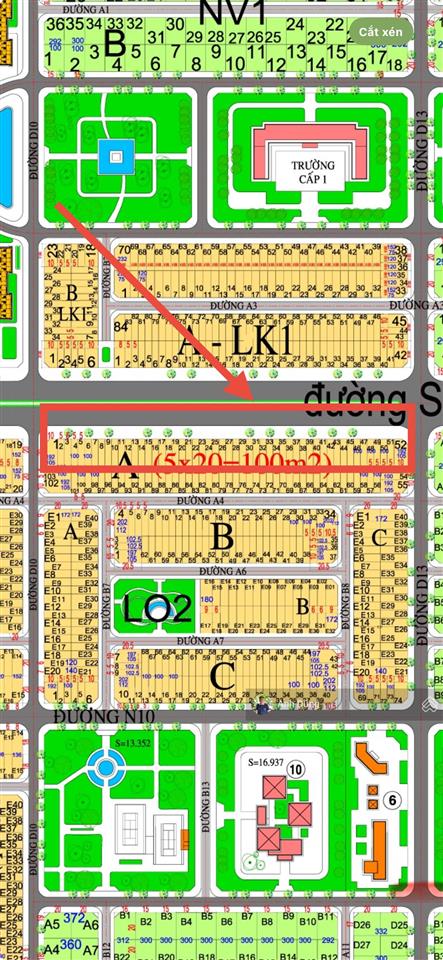 Bán đất nền hud nhơn trạch vị trí đẹp ngay trục lê hồng phong 53m tiềm năng tăng giá cao