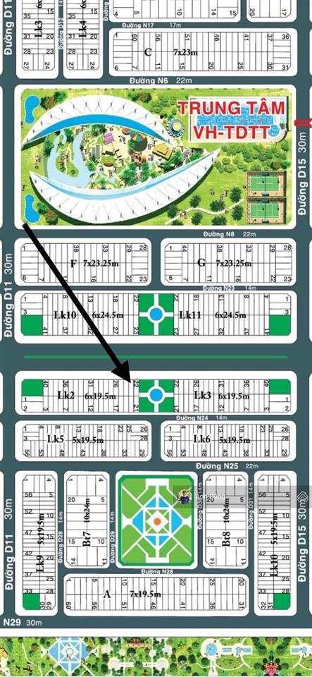 Bán nhà thô liền kề hud 9 lk2 lô 23 trục lê hồng phong 53m, giá 6,5 tỷ kinh doanh ngay