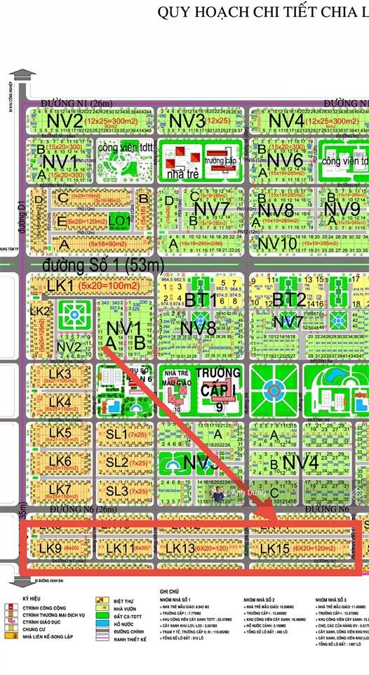 Bán cặp đất hud nhơn trạch liền kề lô góc 2 mặt tiền 280m2, chỉ 4,4 tỷ