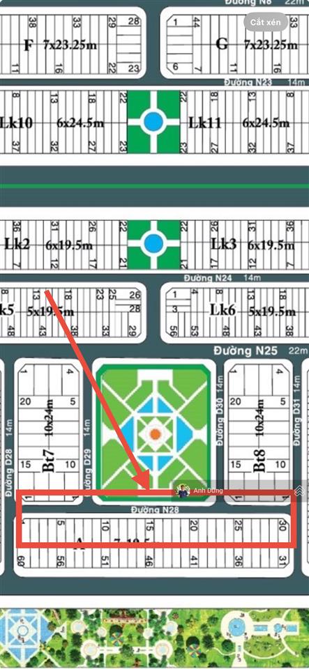 Bán nhà thô hud 9 nhơn trạch 136,5m2, đối diện công viên giá 3,4 tỷ