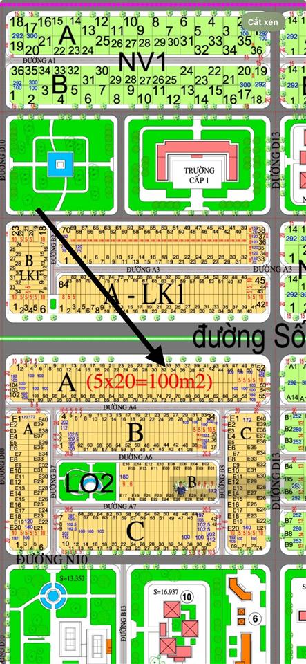 Đất nền hud nhơn trạch mặt tiền lê hồng phong 53m, sổ hồng riêng, giá tốt
