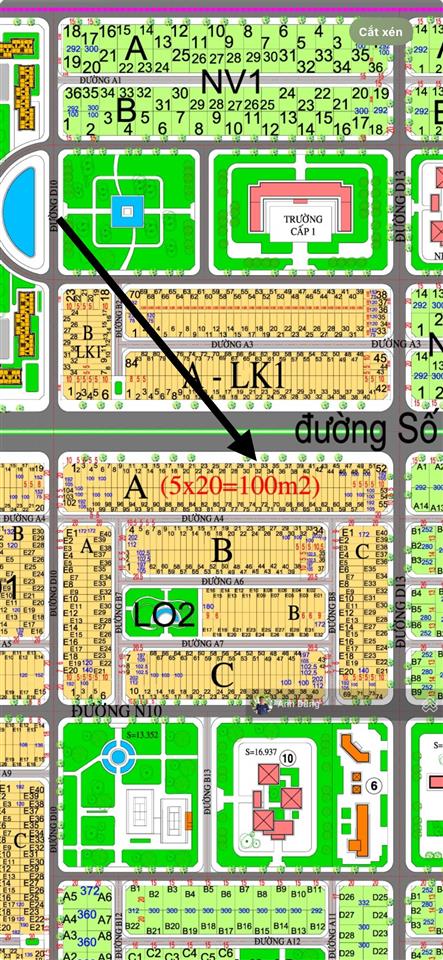 Đất nền hud nhơn trạch mặt tiền lê hồng phong 53m, sổ hồng riêng, giá tốt