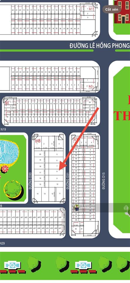 Bán lô biệt thự diện tích 240m tại hud9 nhơn trạch giá tốt, đã đóng tiền xây dựng đợt 3