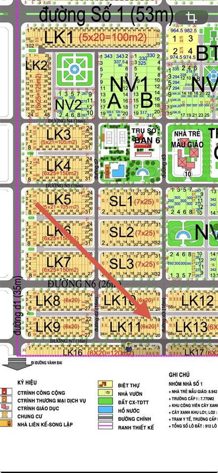 Bán đất nền hud nhơn trạch liền kề 120m giá 1,7 tỷ