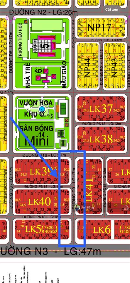 Chỉ 2,06 tỷ sở hữu lô đất 171,5m2 gần trục đường 60m nhơn trạch