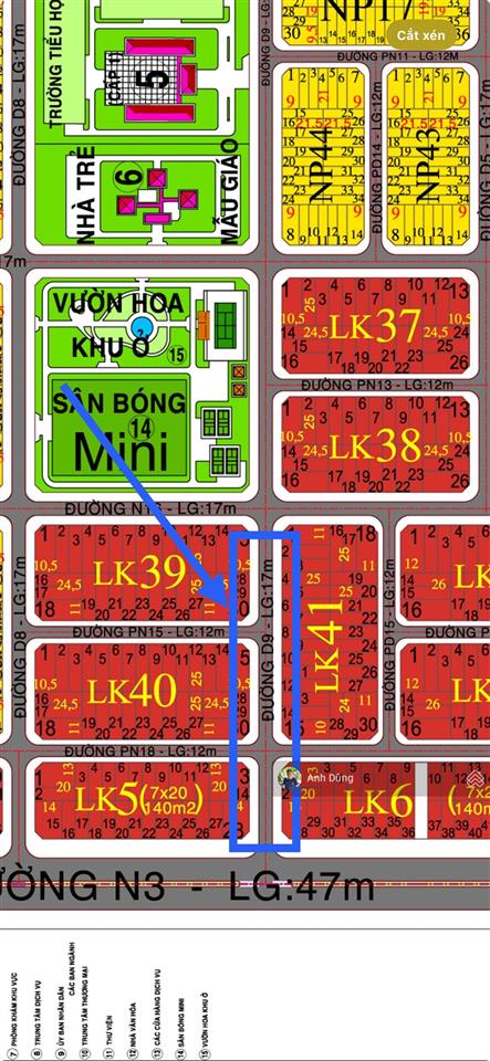 Chỉ 2,06 tỷ sở hữu lô đất 171,5m2 gần trục đường 60m nhơn trạch