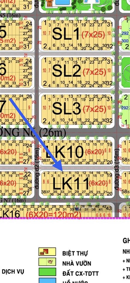 Chỉ 1 tỷ 550 triệu sở hữu đất liền kề hud nhóm 4  sổ hồng riêng  giá tốt hiếm có