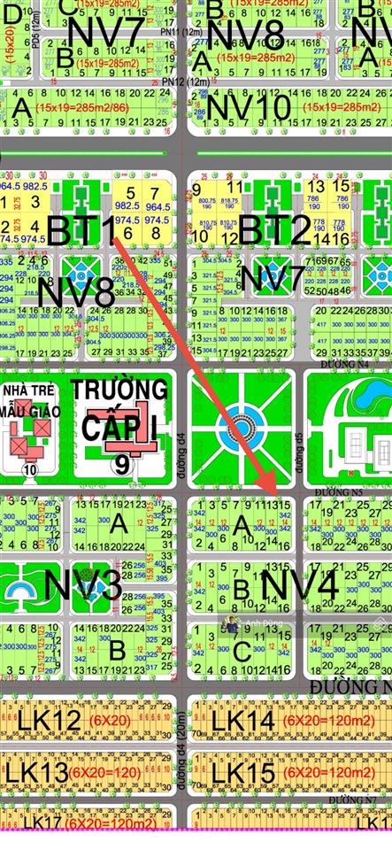 Cần bán đất nhà vườn hud nhóm 4 300m² đường 16m giá đầu tư 11,2 triệu/m²