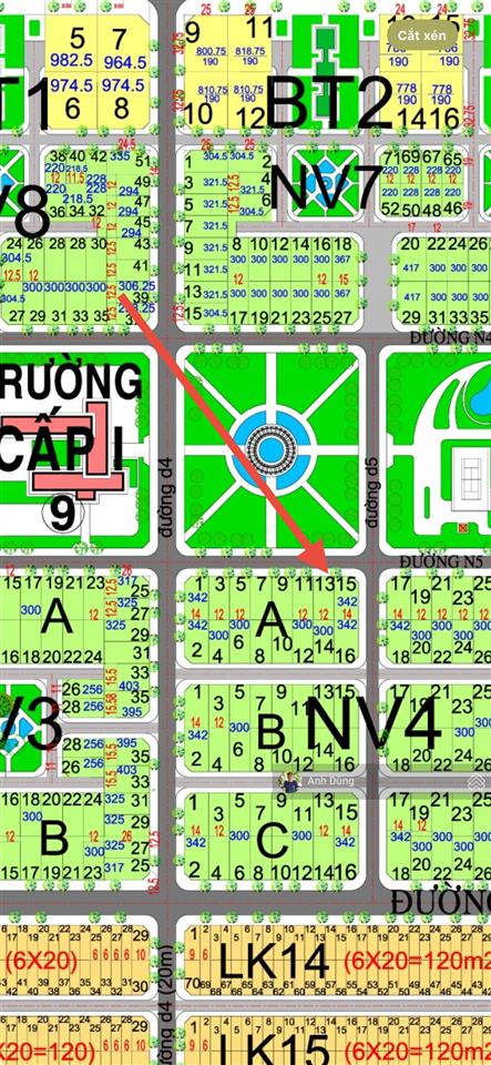 Cần bán đất nhà vườn hud nhóm 4 300m² đường 16m giá đầu tư 11,2 triệu/m²