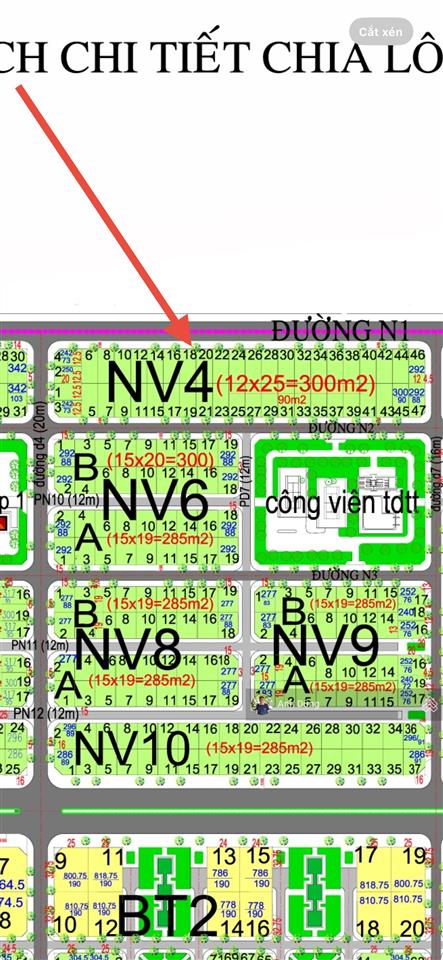 Bán đất nhà vườn hud nhơn trạch 300m2 chỉ 9,5 triệu/m2 đường 26m sổ hồng riêng