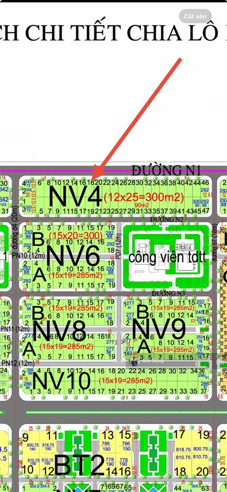 Bán đất nhà vườn hud nhơn trạch 300m2 chỉ 9,5 triệu/m2 đường 26m sổ hồng riêng