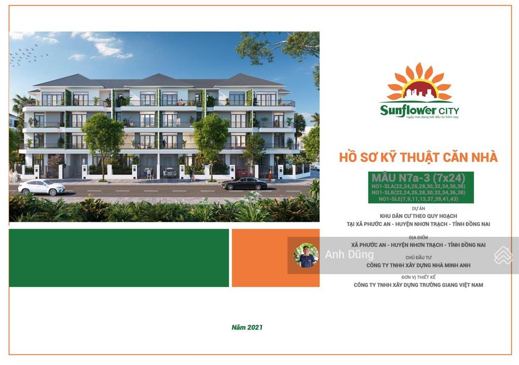 Sunflower city nhơn trạch đất nền trung tâm chỉ từ 4 triệu/m², full thổ cư 100%, xây nhà ngay