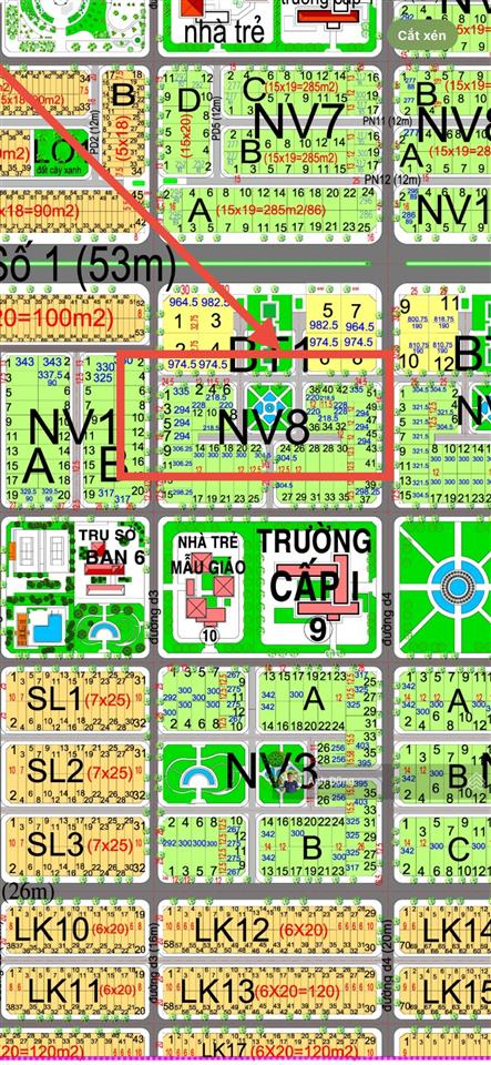 Đất nhà vườn hud 304,5m², góc 2 mặt tiền, gần biệt thự, đối diện công viên 13tr/m²