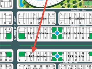 Bán đất hud 9 nhơn trạch lô 117m2 mặt tiền đường lê hồng phong 53m, giá 2,7 tỷ