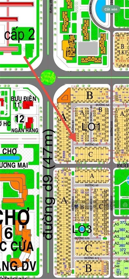Hud nhóm 3 lô góc 118m2, 2 mặt đường 12m giá 1,8 tỷ