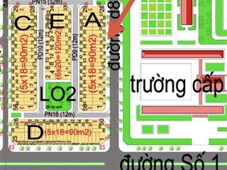 Bán đất hud nhơn trạch 90m đối diện trung tâm tiện ích, đường 25m, giá 1,4 tỷ