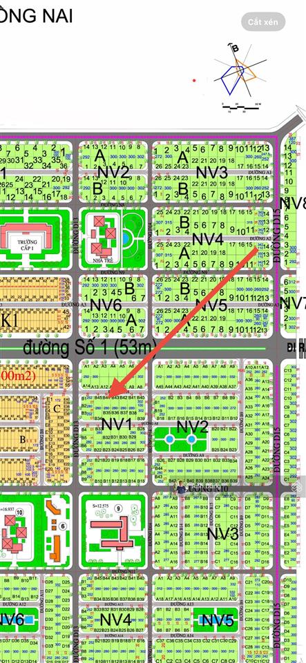 Hud nhóm 3 nhà vườn 280m2, 14x20m, đường 12m, mặt sau lê hồng phong, giá 9 triệu/m2