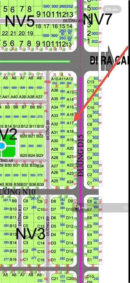 300m đất nhà vườn hud nhóm 3 đường 25m, gần lê hồng phong 53m giá 12,5 tr/m
