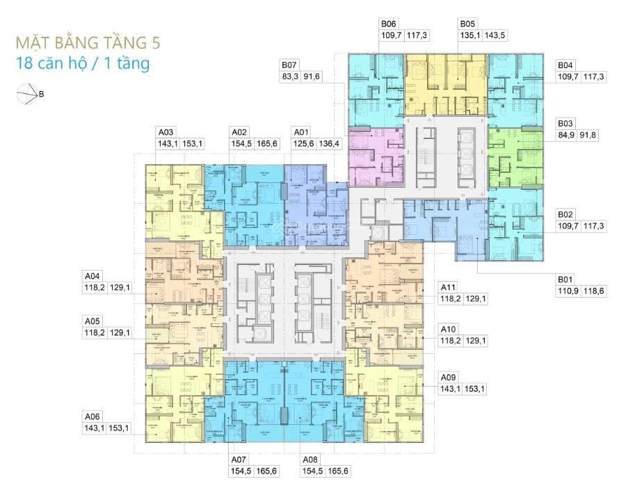 Bán căn hộ chung cư có sân vườn tại bid residence, chỉ từ 40tr/m2, 117 m2, giá siêu hời, view đẹp