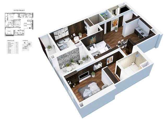 Bán căn hộ chung cư có sân vườn tại bid residence, chỉ từ 40tr/m2, 117 m2, giá siêu hời, view đẹp