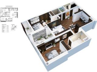 Bán căn hộ chung cư có sân vườn tại bid residence, chỉ từ 40tr/m2, 117 m2, giá siêu hời, view đẹp