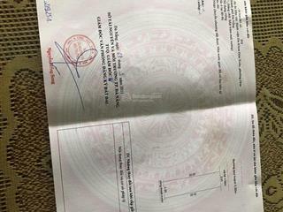 Bán lô đất gần chợ miếu bông hòa xuân  cẩm lệ. dt 100m2 giá 4ty350 .  0942 992 ***