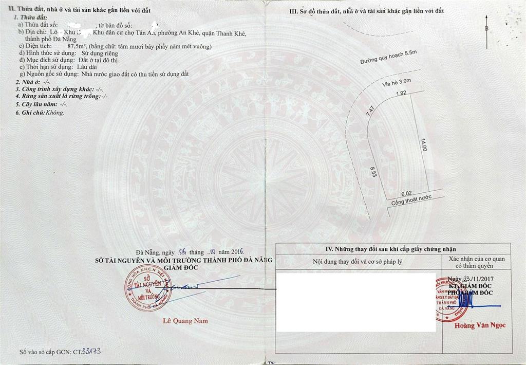 Bán lô góc 2mt đường tân hòa 9 đối diện chợ tân an tiện kinh doanh. giá 7ty570  0942 992 ***