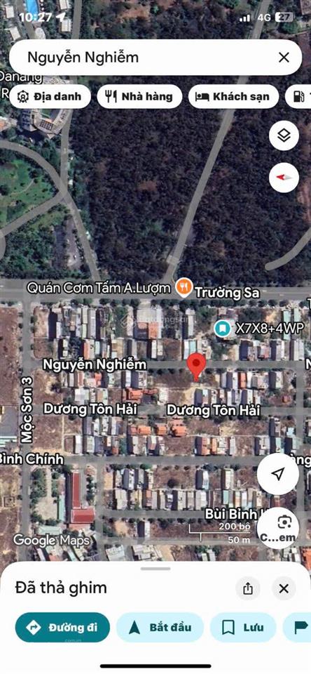 Bán lô mt đường nguyễn nghiễm  gần bãi tắm non nước. dt 95m2, giá 5,2 tỷ.  0942 992 ***