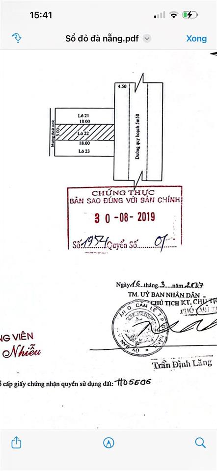 Bán lô mt đường nguyễn quyền (sát bến xe)  cẩm lệ. dt 90m2 giá 4ty850  0942 992 ***