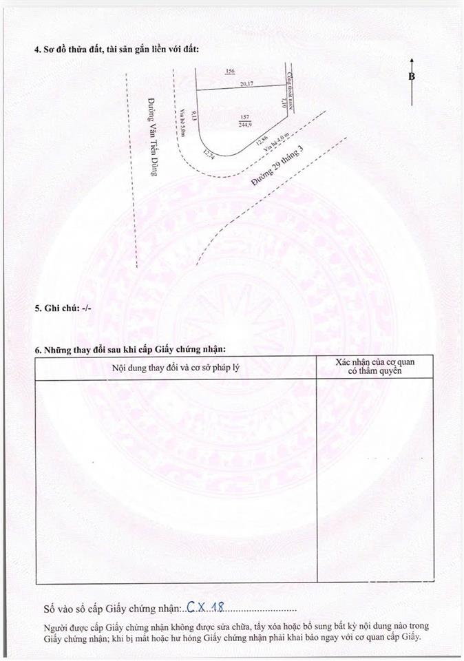 Cho thuê đất trống góc 2mt đường 29/3 giao văn tiến dũng. dt 245m2 ngang 12m giá thuê 20tr/tháng